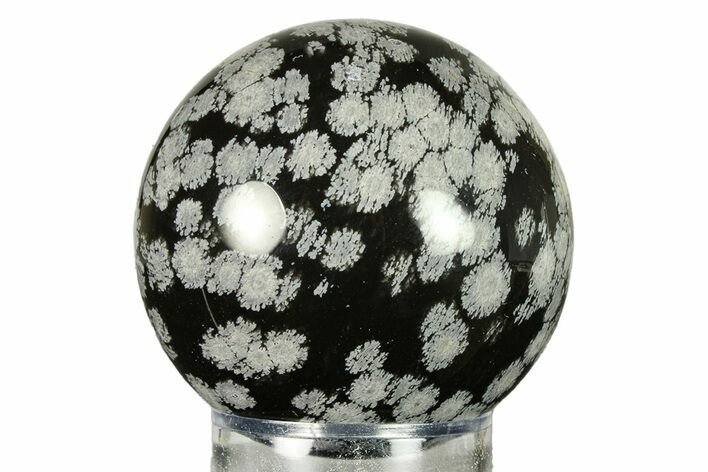 Polished Snowflake Obsidian Sphere - Utah #301587